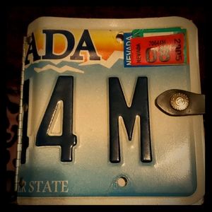 Nevada Upcycled License Plate Photo Album